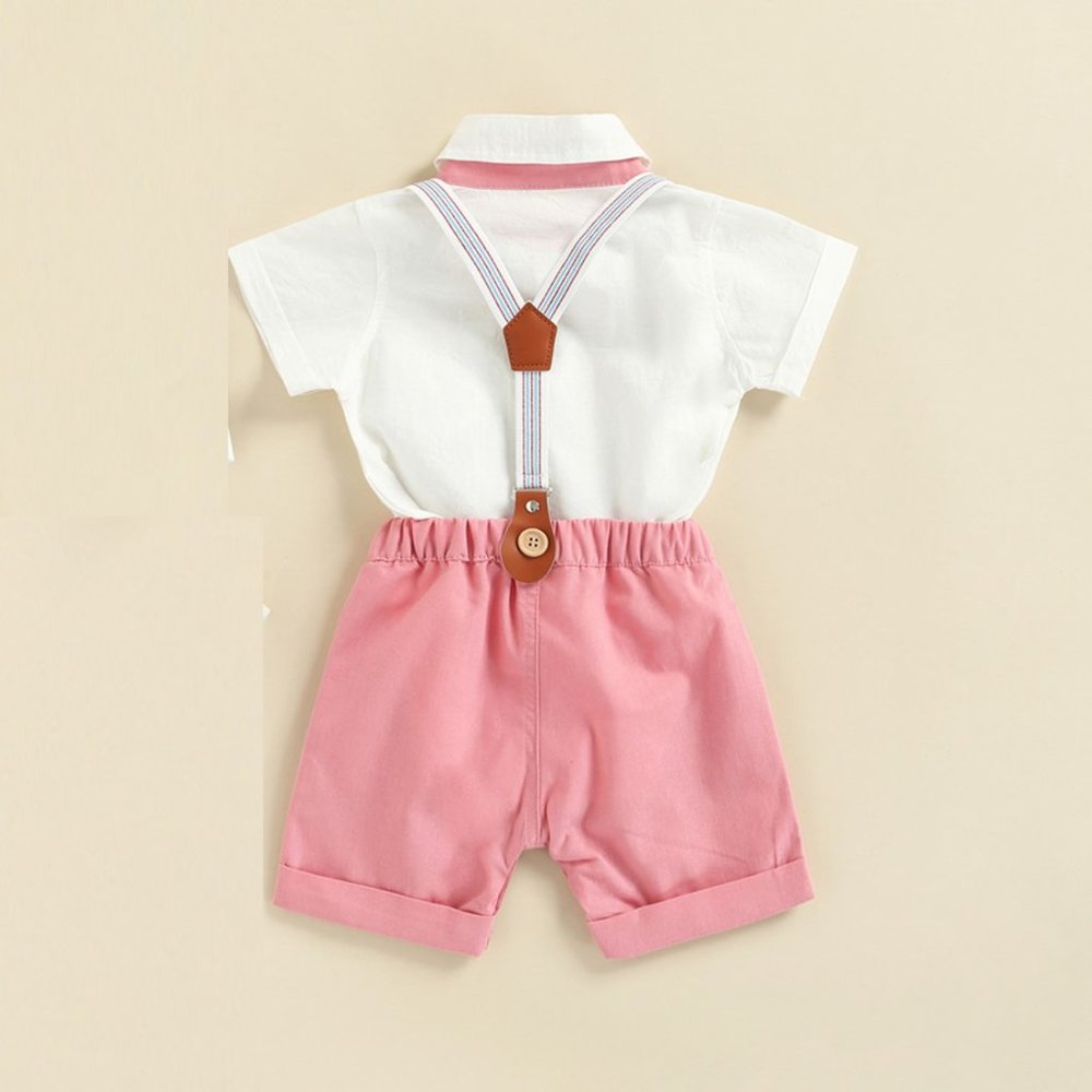 Bluey Outfit Boy Smash Cake Bluey First Second Birthday Bluey Clothes Suspenders - Picture 4 of 6